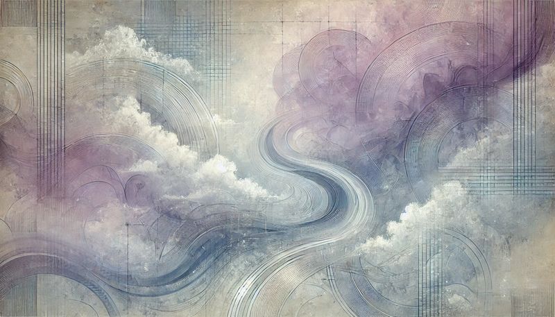 Path To Purple Kingdom oversized wall art on stretched canvas