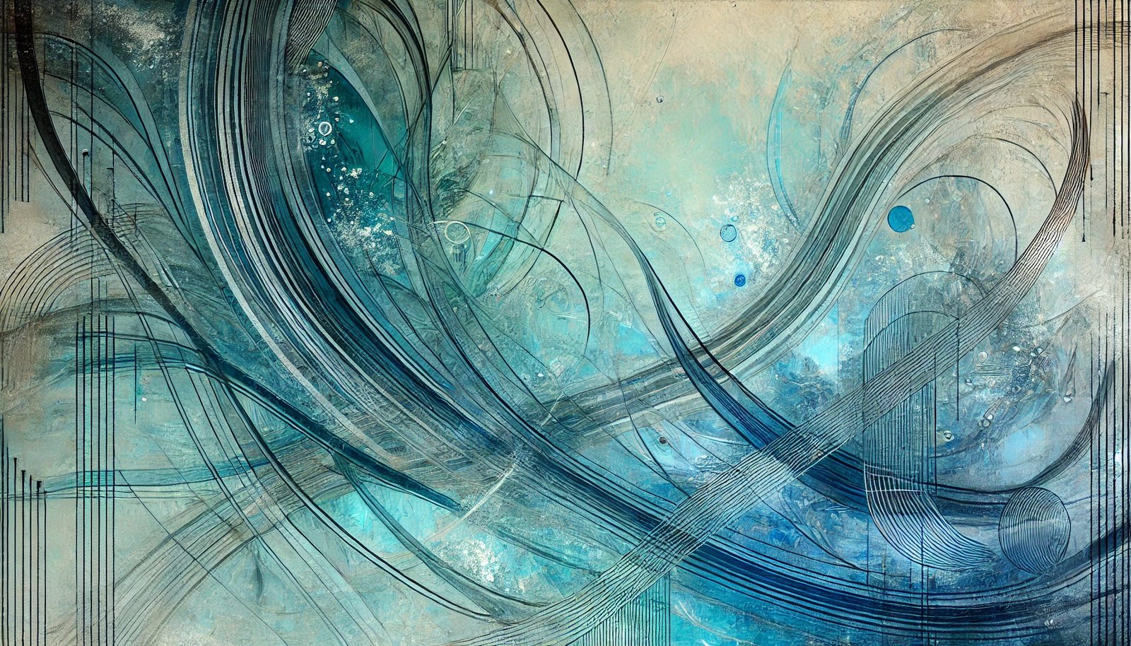Seaweed oversized wall art on stretched canvas